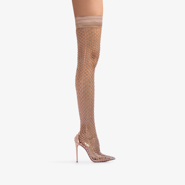 GILDA THIGH-HIGH BOOT 120 mm SKIN | Le Silla