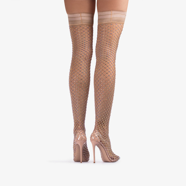 GILDA THIGH-HIGH BOOT 120 mm SKIN | Le Silla