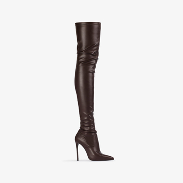 EVA THIGH-HIGH BOOT 120 mm EBANO | Le Silla