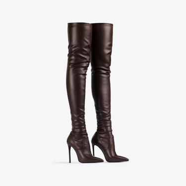 EVA THIGH-HIGH BOOT 120 mm EBANO | Le Silla