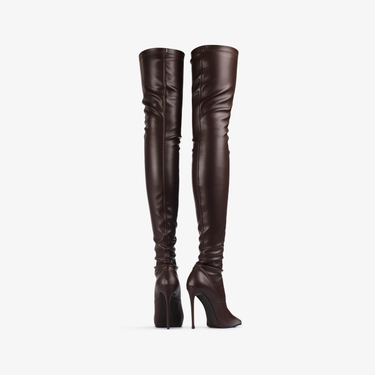 EVA THIGH-HIGH BOOT 120 mm EBANO | Le Silla