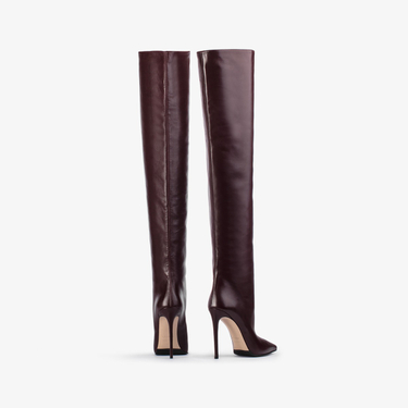 EVA THIGH-HIGH BOOT 120 mm CHERRY | Le Silla