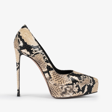 UMA PUMP 140 mm NATURALE | Le Silla