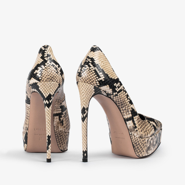 UMA PUMP 140 mm NATURALE | Le Silla