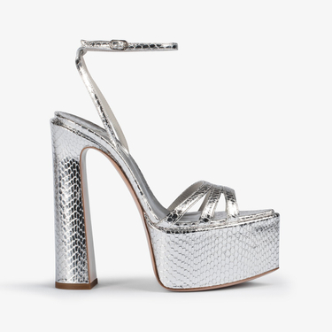 NINA SANDAL 170 mm ARGENTO | Le Silla