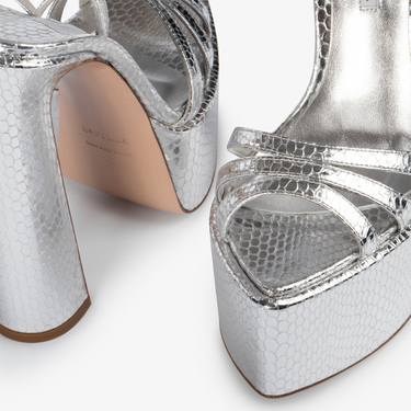 NINA SANDAL 170 mm ARGENTO | Le Silla