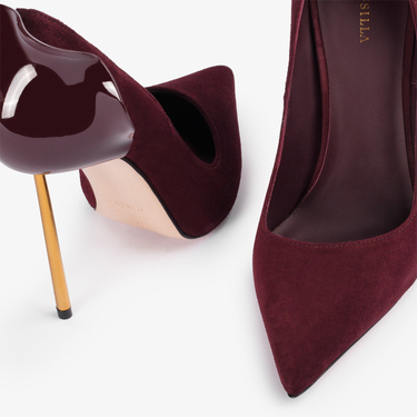 PETALO PUMP 120 mm CHERRY/ORO | Le Silla