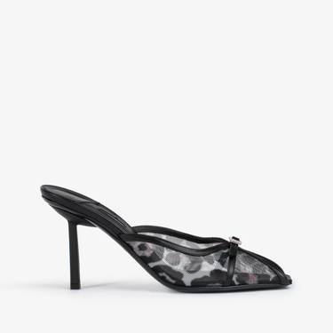 VITTORIA SANDAL 80 mm NERO/SAVANA | Le Silla