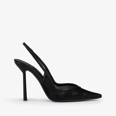 SLINGBACK VIVIENNE 100 mm NERO | Le Silla
