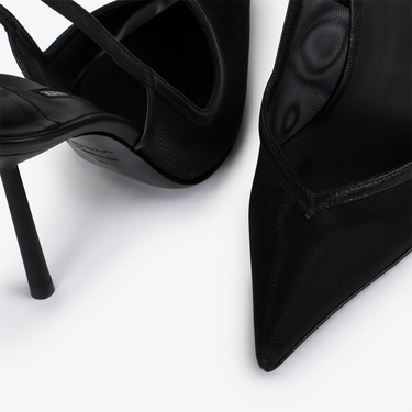 SLINGBACK VIVIENNE 100 mm NERO | Le Silla