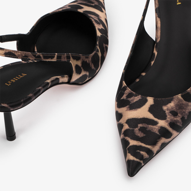 BELLA SLINGBACK 60 mm SAVANA/NERO | Le Silla