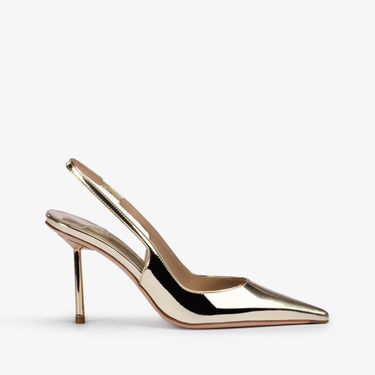 BELLA SLINGBACK 80 mm PLATINO | Le Silla