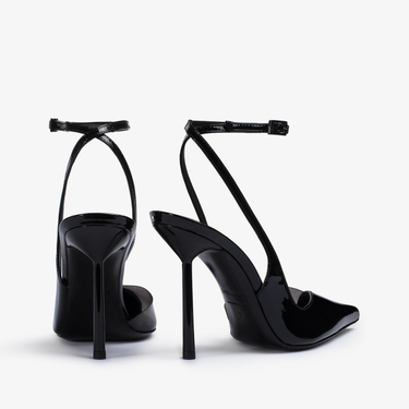 VIVIENNE SLINGBACK 100 mm NERO | Le Silla