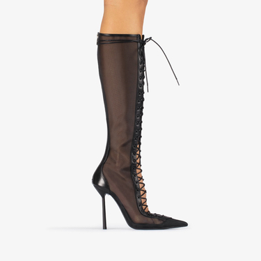 COLETTE BOOT 120 mm NERO/NERO | Le Silla