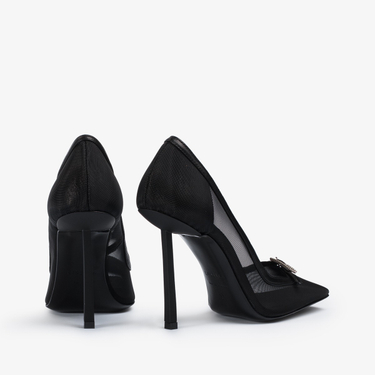 ESCARPIN VITTORIA 100 mm NERO | Le Silla