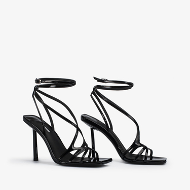 BELEN SANDAL 95 mm NERO | Le Silla