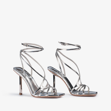 BELEN SANDAL 95 mm ARGENTO | Le Silla