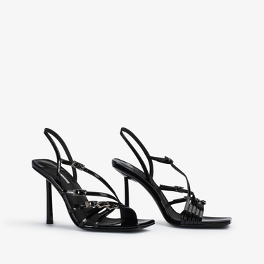 SCARLET SANDAL 95 mm NERO | Le Silla