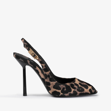 CLIVAGE SLINGBACK 100 mm SAVANA/NERO | Le Silla