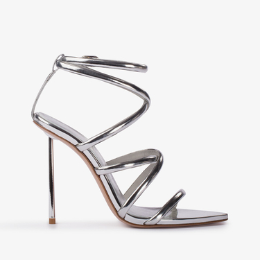 BELLA SANDAL 120 mm ARGENTO | Le Silla