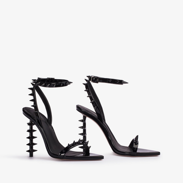 SANDALE JAGGER 120 mm NERO/NERO | Le Silla