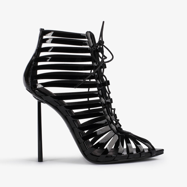 CAGE ANKLE BOOT 120 mm NERO | Le Silla