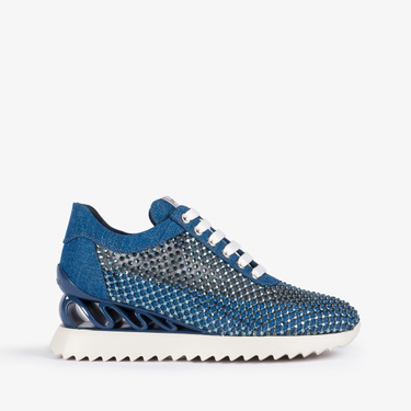 GILDA WAVE SNEAKER 60 mm BLUE | Le Silla