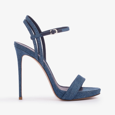 GWEN SANDAL 120 mm BLUE | Le Silla
