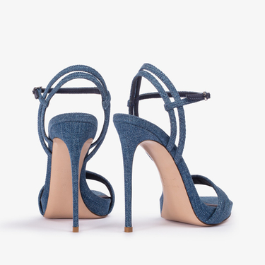 GWEN SANDAL 120 mm BLUE | Le Silla