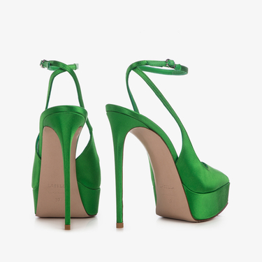 CHANEL SATIN EMERALD