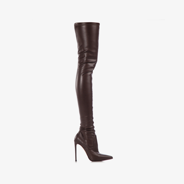EVA THIGH-HIGH BOOT 120 mm EBANO | Le Silla