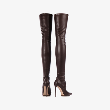 EVA THIGH-HIGH BOOT 120 mm EBANO | Le Silla