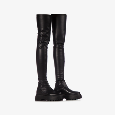 RANGER THIGH-HIGH BOOT 50 mm NERO | Le Silla