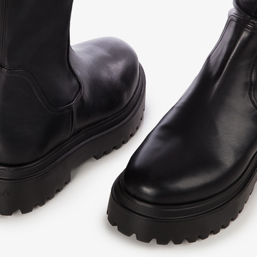 RANGER THIGH-HIGH BOOT 50 mm NERO | Le Silla