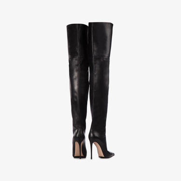EVA THIGH-HIGH BOOT 120 mm NERO | Le Silla