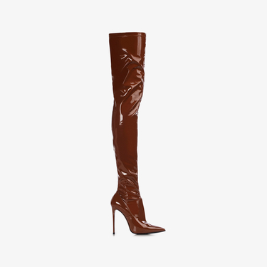 EVA THIGH-HIGH BOOT 120 mm BRICK | Le Silla