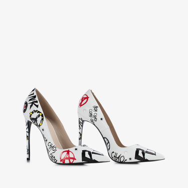PUNK PUMP 120 mm BIANCO/NERO | Le Silla