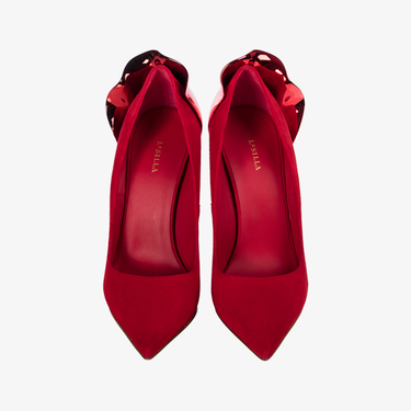 ESCARPIN PETALO 120 mm ROSSO | Le Silla