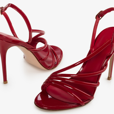 SCARLET SANDAL 105 mm ROSSO | Le Silla