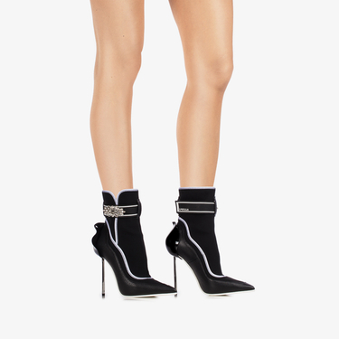 SNORKELING ANKLE BOOT 120 mm BLACK | Le Silla