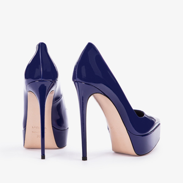 UMA PUMP 140 mm LAZULI BLUE | Le Silla