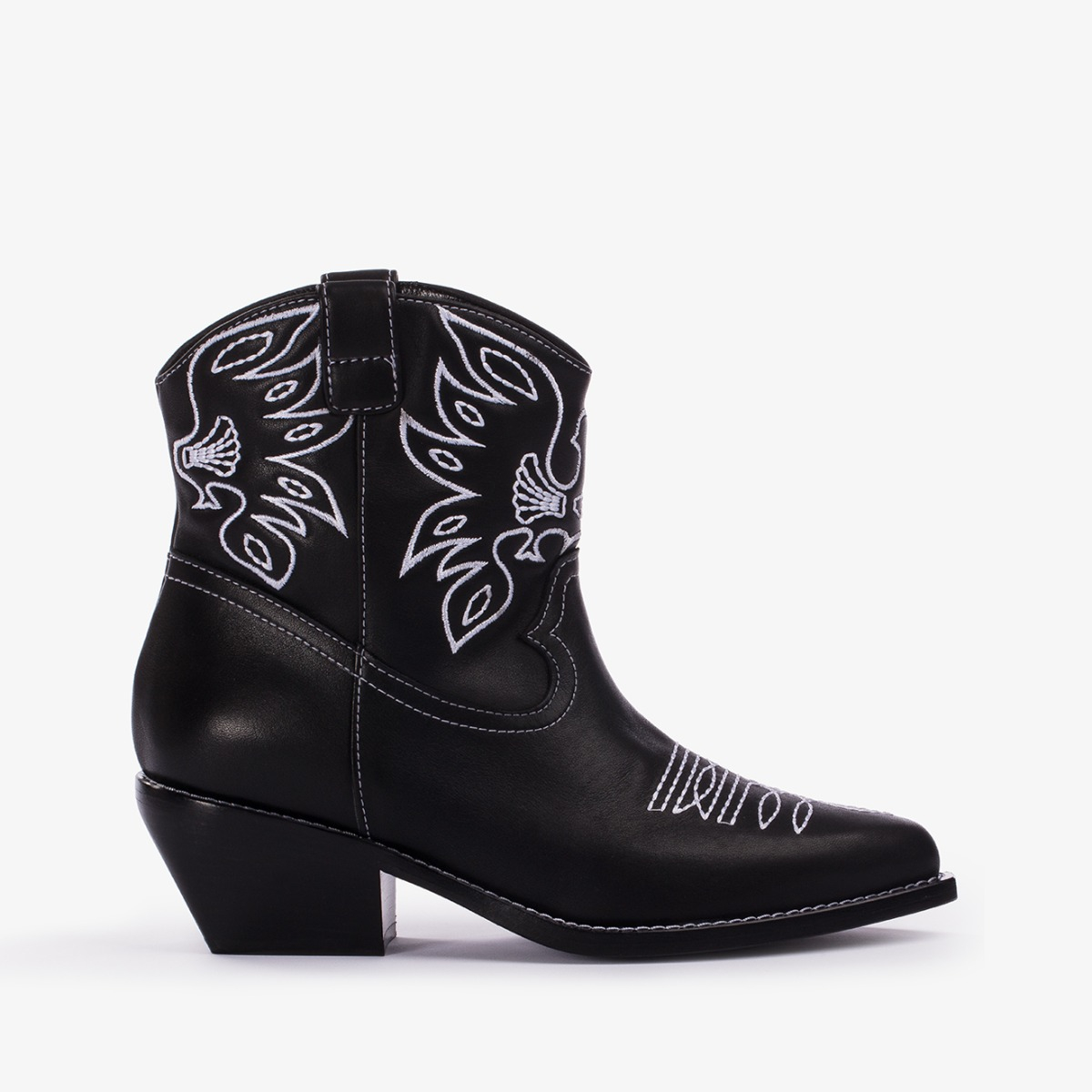 CHRISTINE COWBOY ANKLE BOOT 70 mm - Le Silla | Official Online Store