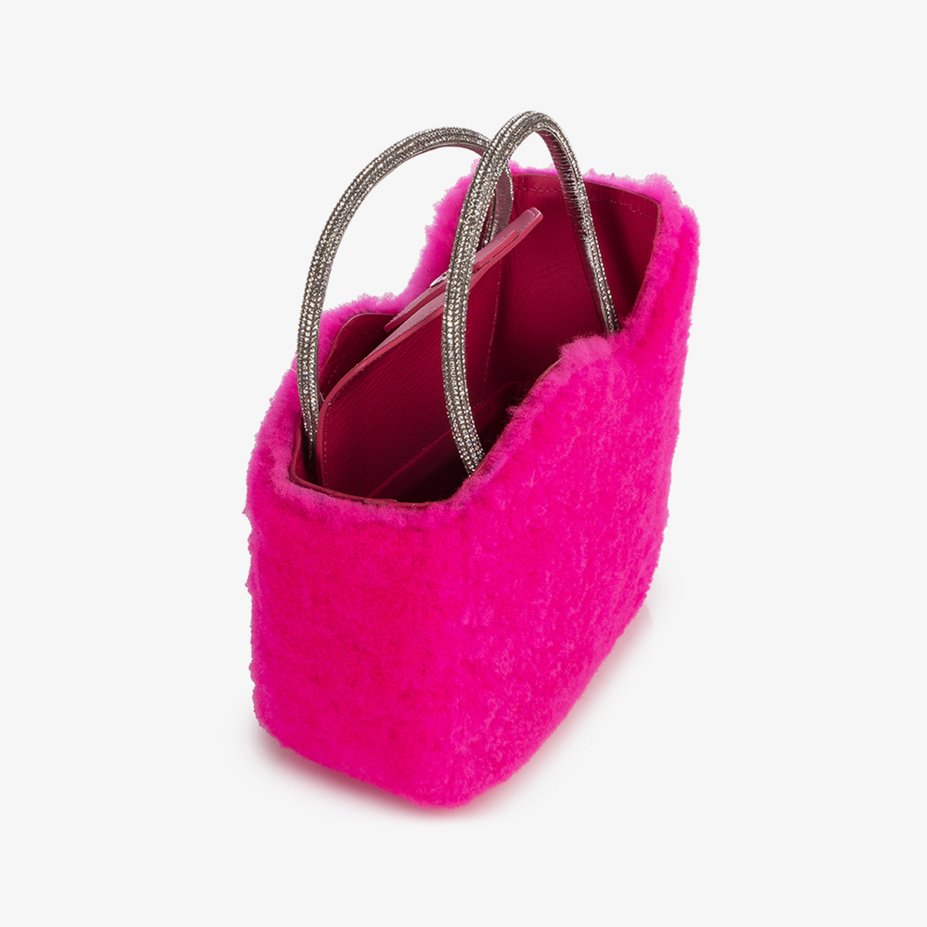 MICROBAG CURLY FUXIA