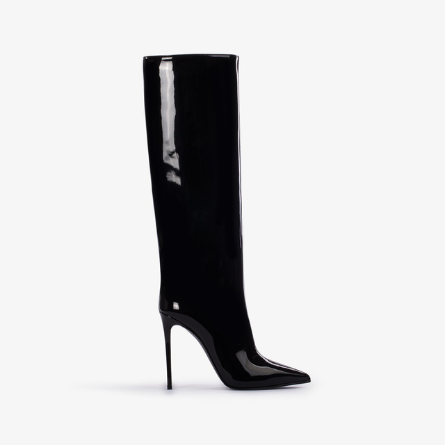 Le Silla Stivale al ginocchio vinile nero
