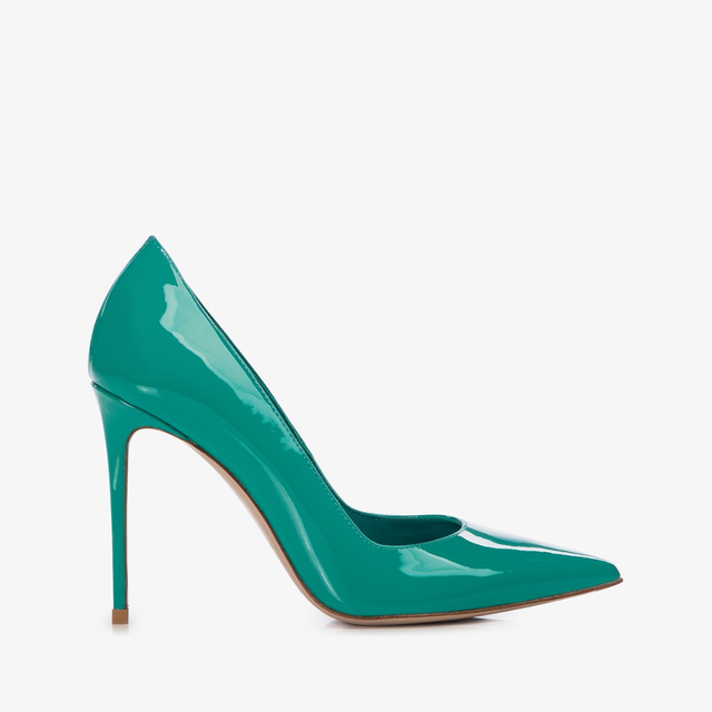Le Silla Décolleté vernice verde procida