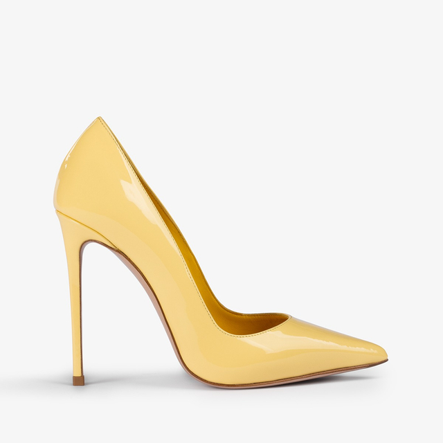 Le Silla Décolleté vernice gialla butter