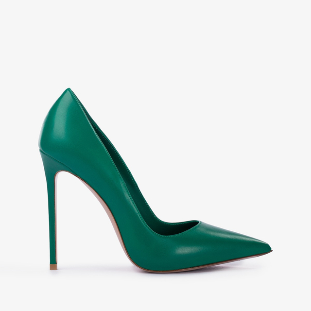 Le Silla Décolleté pelle verde golf