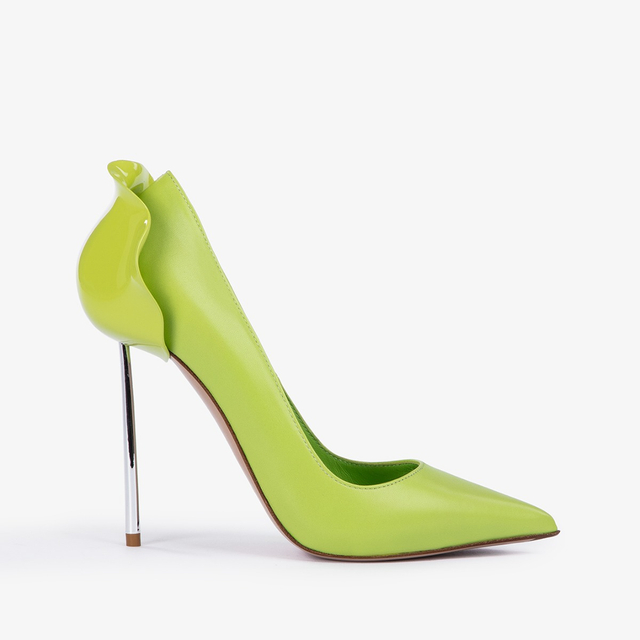 Le Silla Décolleté pelle verde apple