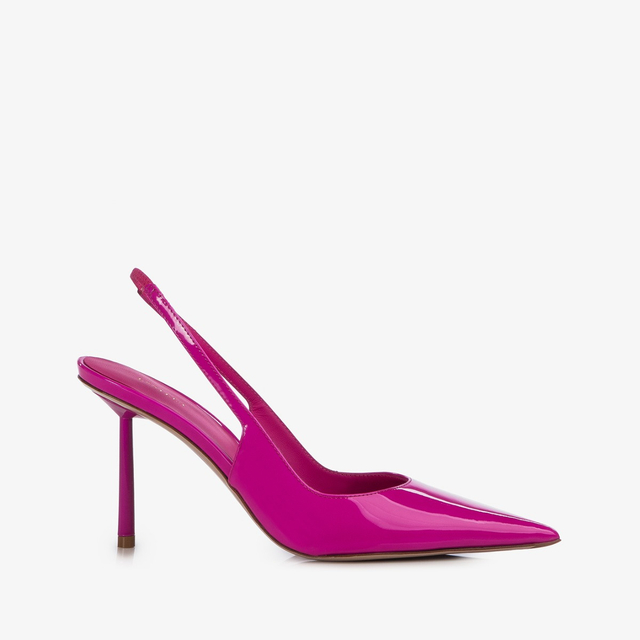 Le Silla Slingback vernice fucsia bouganville