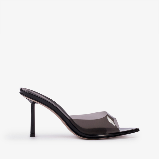 Le Silla Sandalo mule plexy nero